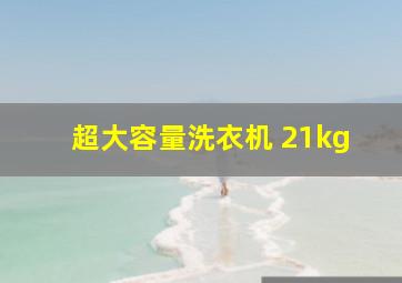 超大容量洗衣机 21kg